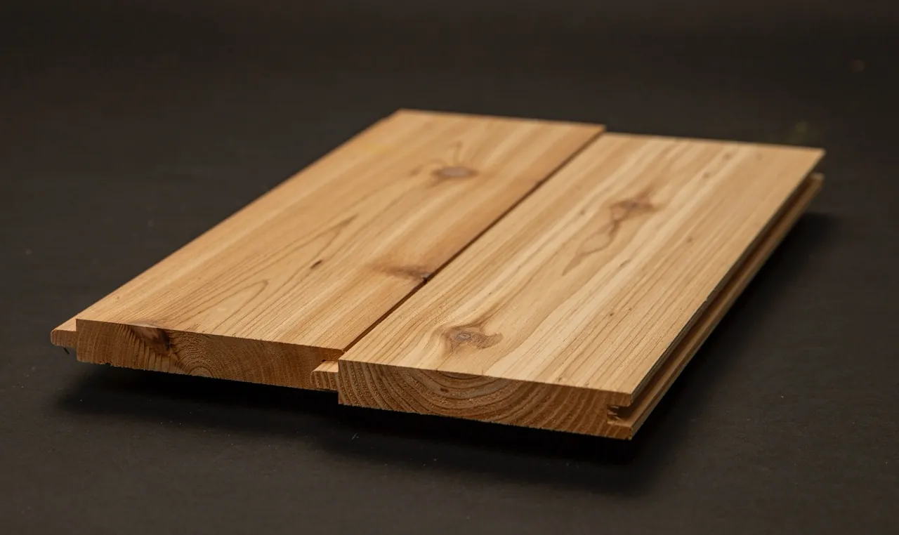 Red Cedar  Knotty Resawn Back Fineline T&G 