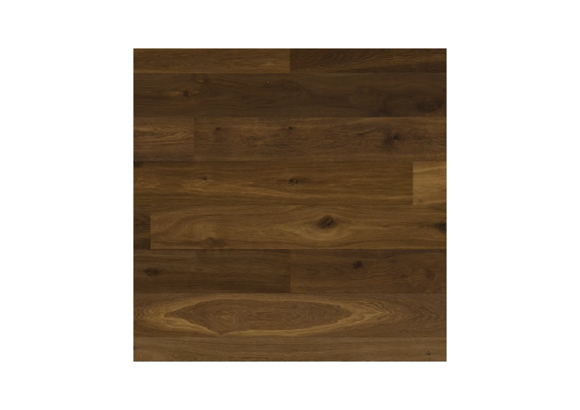 Oak Lapland Dark Knotty Plank Matte Lacquered