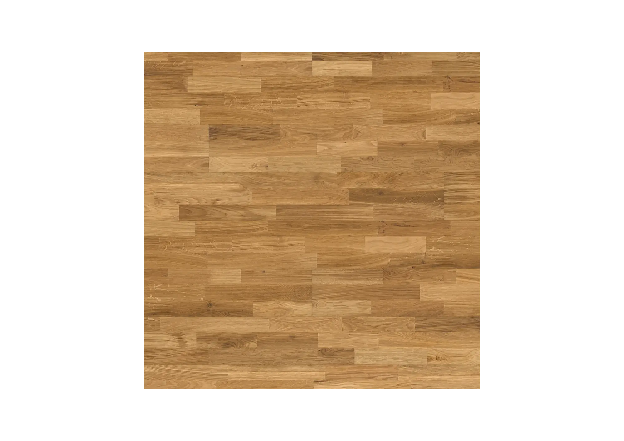 Oak Lively 3-Strip Matt Lacquered